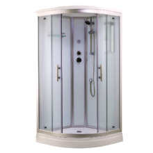 Душевая кабина Timo Standart T-6601SF 100 x 100 см, с крышей, с гидрозатвором, стекло Fabric, профиль Silver