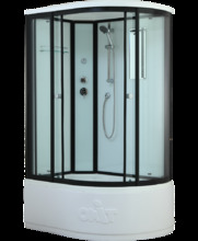 Душевая кабина Timo Standart Т-6620 Black L/R 120 x 85 см, с крышей, с донным клапаном, черный