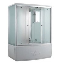 Душевой бокс Timo Comfort T-8870 F Fabric Glass, стекло матовое, 170 x 88 см