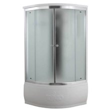 Душевая кабина Timo Comfort T-8800 P F Fabric Glass, 100 x 100 см, стекло матовое, без электрики и гидромассажа