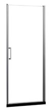 Душевая дверь Azario Alberta 90 см распашная, стекло прозрачное, профиль хром, AZ-NK6211 900