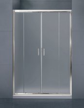 Душевая дверь в нишу BelBagno UNO, 170 х 185 см, стекло матовое, профиль хром, UNO-BF-2-170-M-Cr