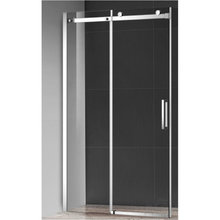 Душевая дверь Aquame, 120 см, стекло прозрачное, профиль хром, AQM4201F-12