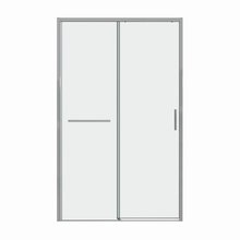 Душевая дверь Grossman Style 100.K33.05.130.10.00, 130 см, стекло прозрачное, профиль хром