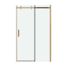 Душевая дверь Grossman Classic 100.K33.04.110.32.00, 110 см, стекло прозрачное, профиль золото сатин