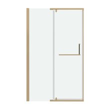 Душевая дверь Grossman Pragma 100.K33.03.120.32.00, 120 см, стекло прозрачное, профиль золото сатин