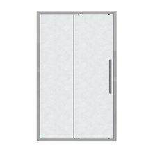 Душевая дверь Grossman Cosmo 100.K33.02.110.10.02, 110 см, стекло шиншилла, профиль хром