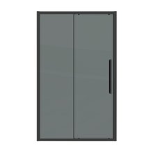 Душевая дверь Grossman Cosmo 100.K33.02.130.21.10, 130 см, стекло тонированное, профиль черный матовый