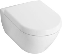 Подвесной унитаз Villeroy&Boch Subway Plus 2.0 5606 10R1 укороченный, alpin