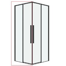 Душевая дверь Grossman Galaxy 1/2.K33.01.90.42.00, 90 см, стекло прозрачное, профиль графит сатин