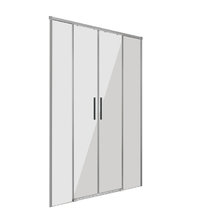 Душевая дверь в нишу Grossman Fly, 120 х 190 см, стекло прозрачное, профиль хром, GR-D120Fl