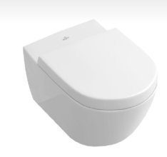 Подвесной унитаз Villeroy&Boch 2Day2 46981001/8M32S101, с крышкой-сиденьем с микролифтом, белый альпин