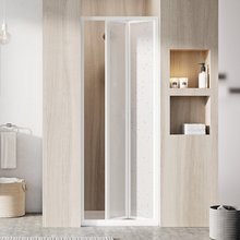 Душевая дверь Ravak Supernova SDZ2, профиль белый, витраж перл, 01V1010011