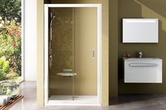 Душевая дверь Ravak NRDP2-100, левая, профиль белый, витраж транспарент, 0NNA010LZ1