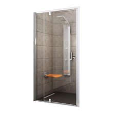 Душевая дверь Ravak Pivot PDOP2-120, профиль блестящий, витраж транспарент, 03GG0C00Z1