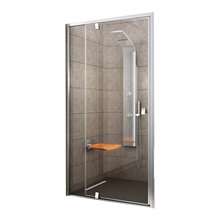 Душевая дверь Ravak Pivot PDOP2-110, профиль сатин, витраж транспарент, 03GD0U00Z1