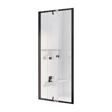 Душевая дверь Ravak Pivot PDOP2-100, профиль черный, витраж транспарент, 03GA0300Z1