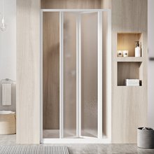 Душевая дверь в нишу Ravak SDZ3-90, профиль белый, витраж грейп, 02V70100ZG