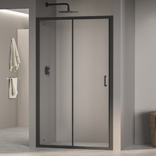 Душевая дверь в нишу RGW Passage PA-14B 41081417-14, 170 см, стекло прозрачное, профиль черный