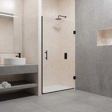 Душевая дверь RGW PA-06B, 80 х 195 см, профиль черный, стекло прозрачное, 41080608-14