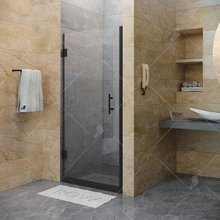 Душевая дверь RGW HO-011B, 350601106-14, 60 х 195 см в нишу, распашная, стекло прозрачное, профиль черный