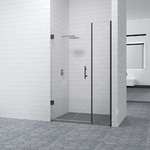 Душевая дверь RGW HO-012B, 350601212-14, 120 х 195 см в нишу, распашная, стекло прозрачное, профиль черный