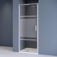 Душевая дверь в нишу RGW SV-05 Stilvoll 70320509-201, 90 см, стекло матовая полоса, профиль хром