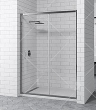 Душевая дверь в нишу RGW PA-016, 140 см, профиль хром, стекло прозрачное, 350801614-11