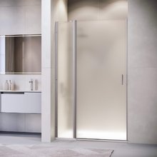 Душевая дверь RGW LE-004Gr 351200410-210, 100 см, стекло матовое сатинат, профиль серый