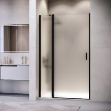 Душевая дверь RGW LE-004B 351200413-24, 130 см, стекло матовое сатинат, профиль черный