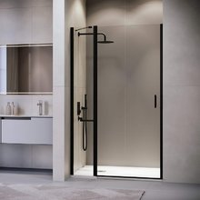 Душевая дверь RGW LE-004B 351200412-14, 120 см, стекло прозрачное, профиль черный