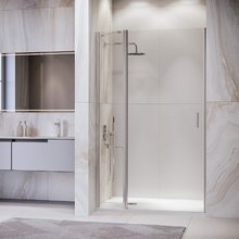 Душевая дверь RGW LE-004 351200411-11, 110 см, стекло прозрачное, профиль хром