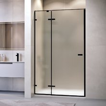 Душевая дверь в нишу RGW Stilvoll SV-004B 353200413-24, 130 см, стекло матовое сатинит, профиль черный