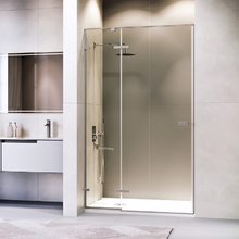 Душевая дверь в нишу RGW Stilvoll 004Gr 353200412-110, 120 см, стекло прозрачное, профиль серый