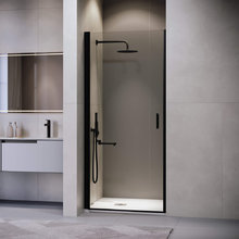 Душевая дверь RGW Leipzig LE-003B 351200309-14, 90 см, стекло прозрачное, профиль черный