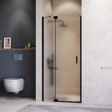 Душевая дверь в нишу RGW Hotel HO-014B 350601409-24, 90 см, стекло матовое сатинат, профиль черный