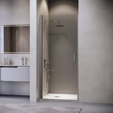 Душевая дверь RGW LE-003Gr 900, 351200309-110, 90 см, стекло прозрачное, профиль серый