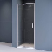 Душевая дверь в нишу RGW SV-05 Stilvoll 70320509-181, 90 см, стекло матовое с рисунком, профиль хром