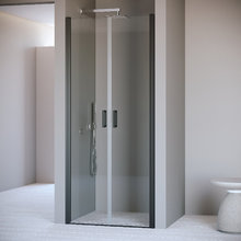 Душевая дверь в нишу RGW Passage PA-104B 060810412-14, 120 см, стекло прозрачное, профиль черный