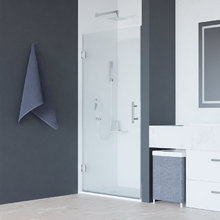 Душевая дверь в нишу RGW Hotel HO-011 350601108-11, 80 см, стекло прозрачное, профиль хром