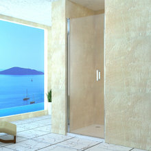 Душевая дверь RGW LE-03, 06120306-11, 60 х 195 см распашная, стекло прозрачное, хром