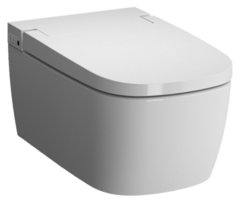 Подвесной унитаз Vitra V-Care 5674B003-6193 Basik, с системой дозирования моющих и дезодорирующих средств, крышка микролифт, с функцией биде