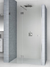 Душевая дверь Riho SZ Scandic NXT X104 158x200 см, цвет профиля хром, стекло прозрачное, левая/правая