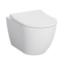 Подвесной унитаз Vitra Mia Round, безободковый, белый, 7510B003-0075