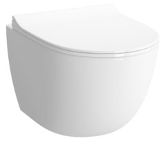Подвесной безободковый унитаз Vitra Sento 7748B003-0075, белый