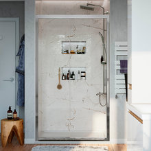 Душевая дверь Stworki Стокгольм DE019D290200 90 см, профиль хром глянцевый, стекло прозрачное, 3GW211TTKK000