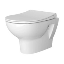 Подвесной унитаз Vitra Zentrum 5795B003-6077 безободковый с сидением SoftCLose, белый