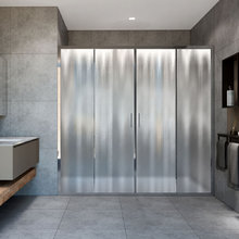 Душевая дверь Vincea Garda VDS-1G2 170 см раздвижная, стекло шиншилла, профиль хром, VDS-1G2170CH