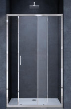 Душевая дверь Vincea Alpha VDS-3AL 140 см, стекло прозрачное, профиль хром, VDS-3AL140CL