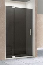 Душевая дверь Vincea Extra VDP-1E 80/90 см распашная, стекло тонированное, хром, VDP-1E8090CG